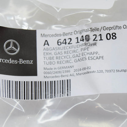 NEW MERCEDES-BENZ ML W164 EGR TUBE A6421402108 ORIGINAL