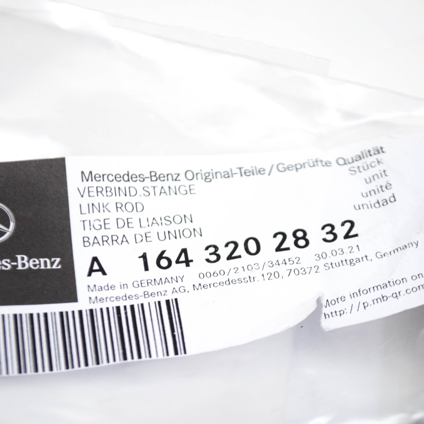 NEW MB GL X164 HEADLIGHT LEVEL REAR RIGHT ROD A1643202832 ORIGINAL