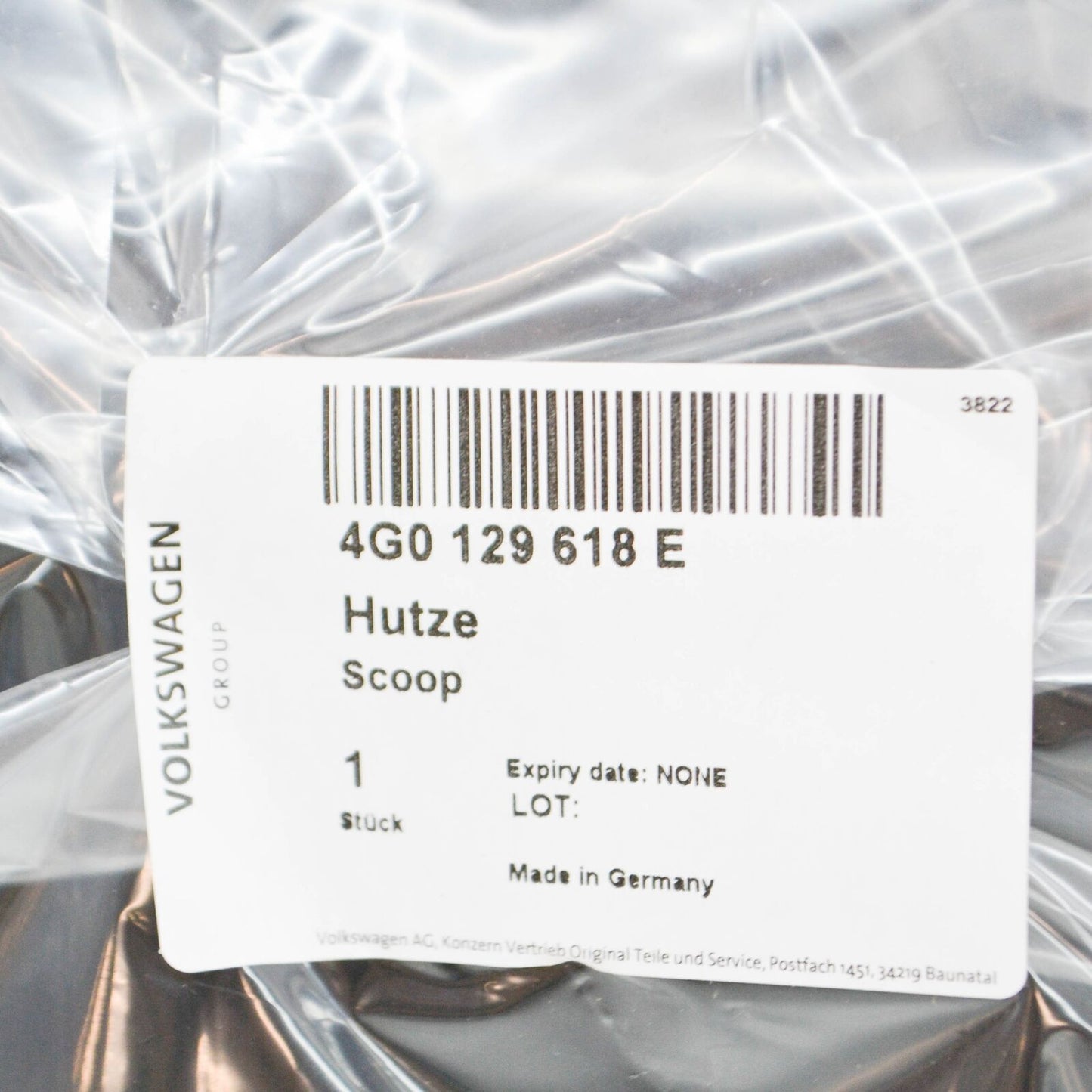 NEW AUDI A6 C7 INTAKE AIR DUCT 4G0129618E ORIGINAL