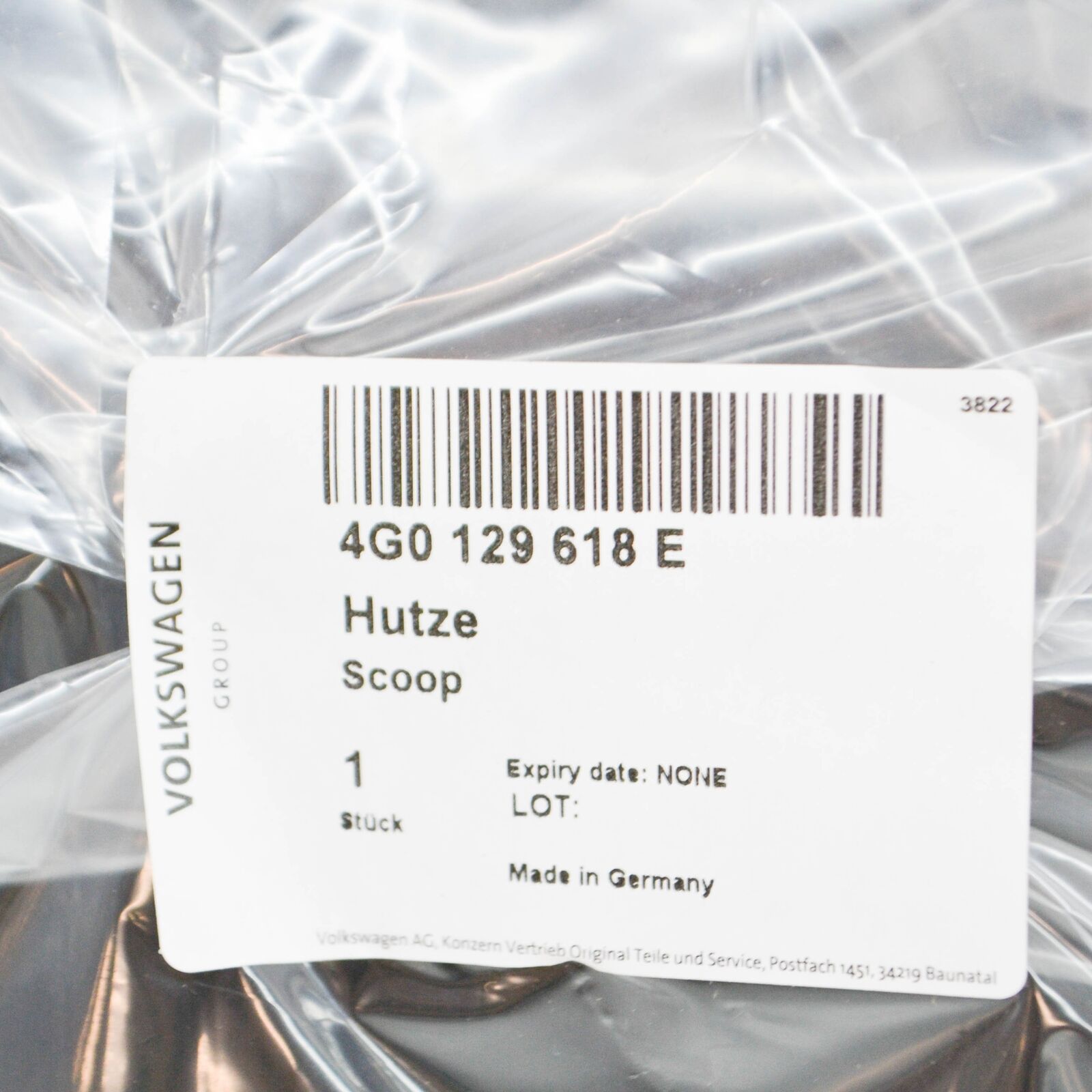 NEW AUDI A6 C7 INTAKE AIR DUCT 4G0129618E ORIGINAL