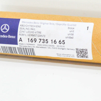 NEW MB B-CLASS W245 REAR WINDOW SEALING RAIL OUTSIDE RIGHT A1697351665 ORIGINAL