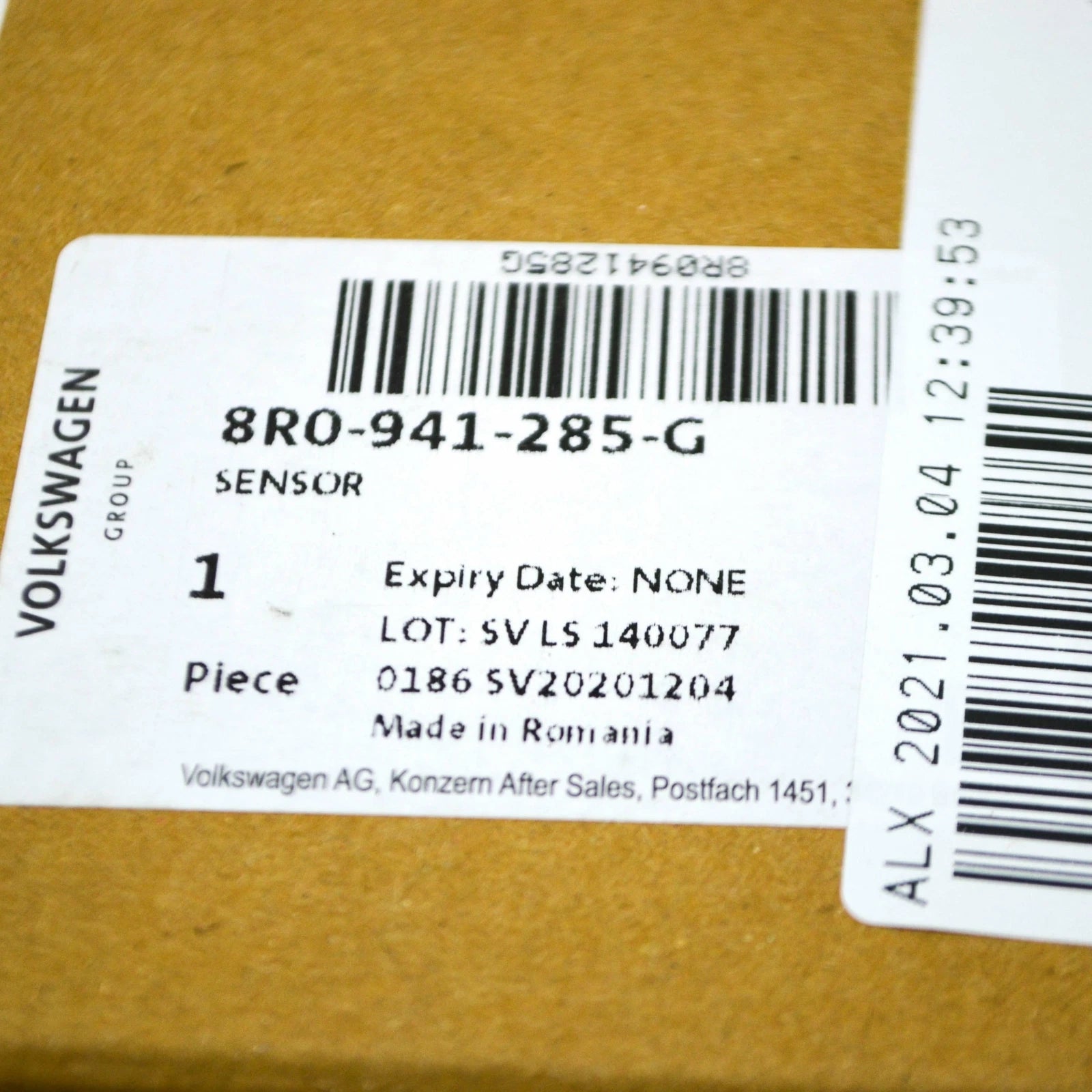 NEW AUDI Q5 8R FRONT LEFT HEADLIGHT HEIGH LEVEL SENSOR 8R0941285G