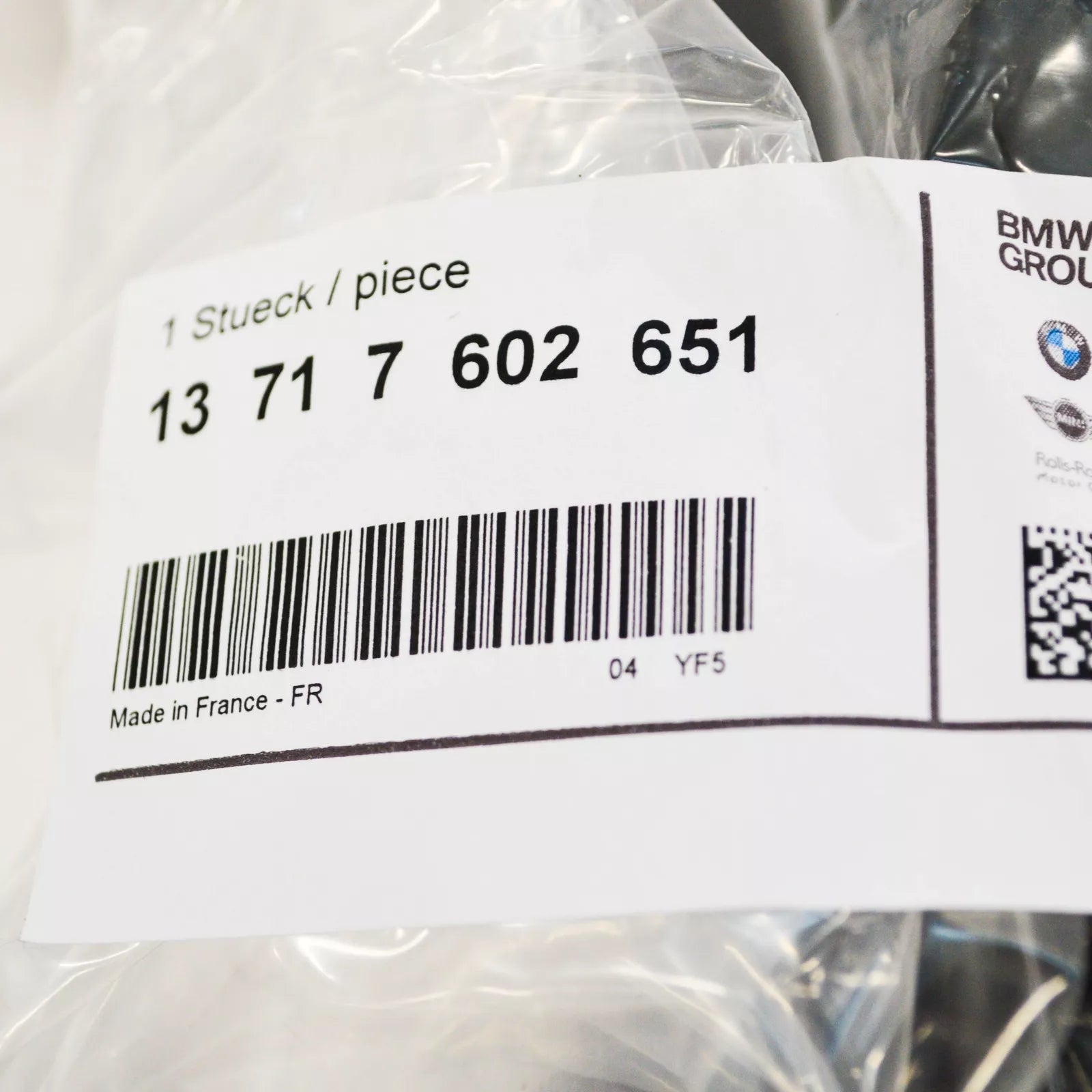 NEW BMW 1 F20 FILTERED AIR INTAKE PIPE HOSE 13717602651 ORIGINAL