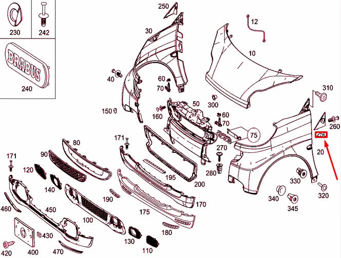 NEW SMART FORTWO COUPE 451 FRONT LEFT MIRROR COVER MOLDING A4518810123 ORIGINAL