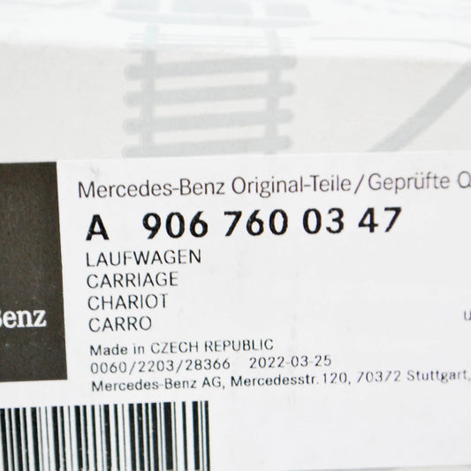 NEW MB SPRINTER 906 SLIDING DOOR RIGHT CENTRAL CARRIAGE A9067600347 ORIGINAL