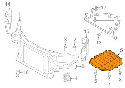 NEW AUDI TT 8J3 ENGINE UNDERTRAY COVER 8J8825237A 2010 ORIGINAL