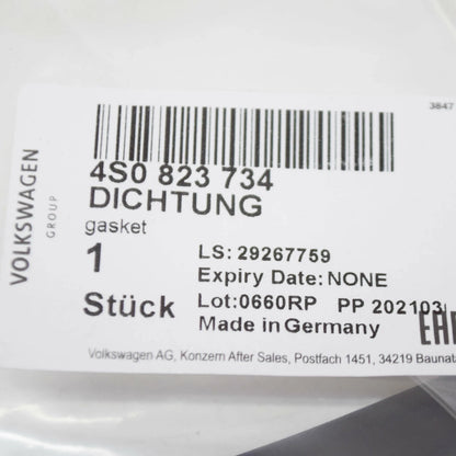 NEW AUDI R8 4S ENGINE BAY RUBBER SEAL 4S0823734 2017