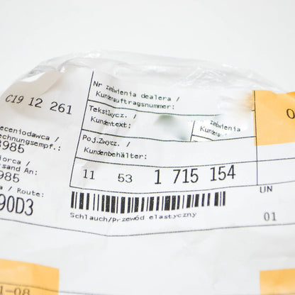 new bmw 3 e30 cooling system water hose 11531715154 original