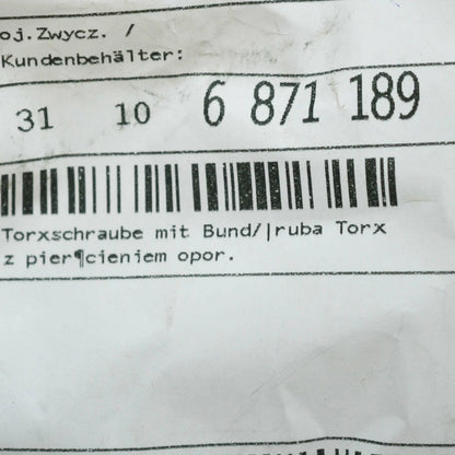 NEW BMW 5 G30 FRONT AXLE WISHBONE BOLT M14X137X1.5 31106871189 ORIGINAL