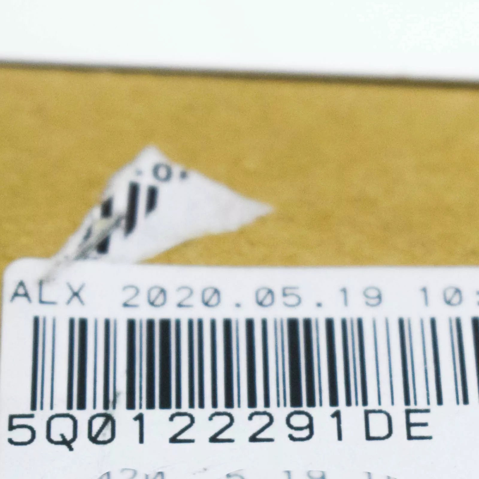 NEW VW GOLF SPORTSVAN MK7 5G QUICK COUPLING PIECE 5Q0122291DE ORIGINAL