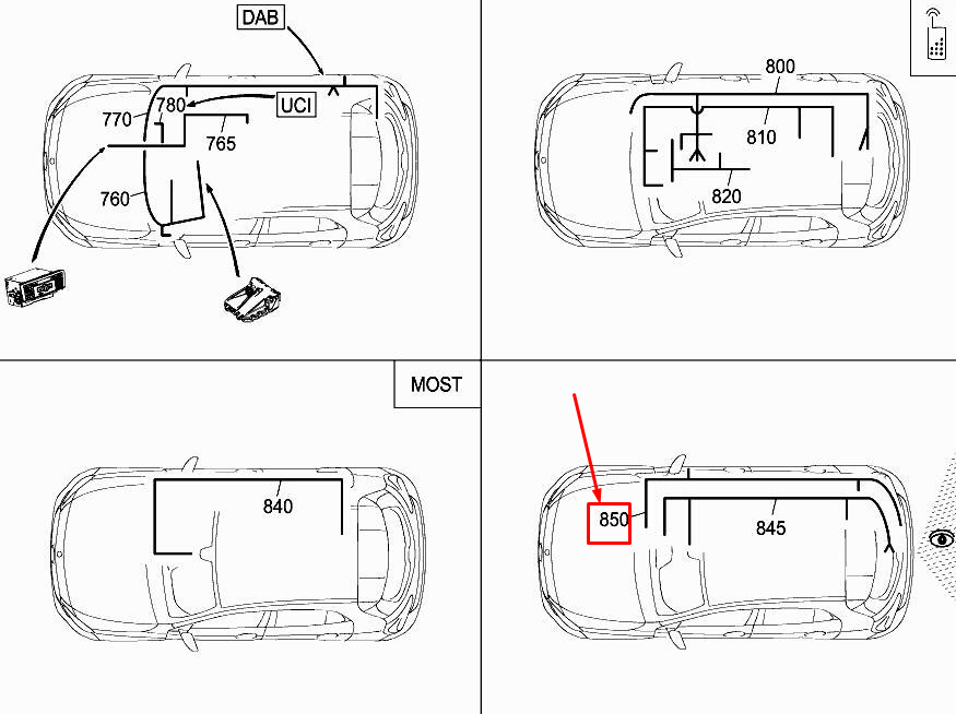 new mercedes-benz gla x156 rear blind spot assist harness a1565405905 original