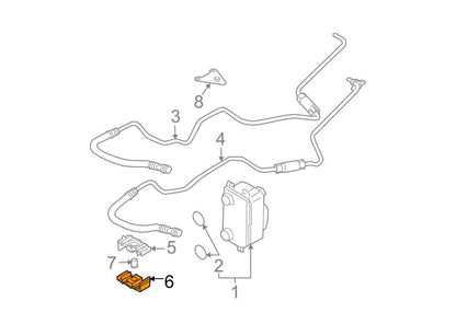 new bmw z4 e89 transmission oil cooler bracket 17227519270 original
