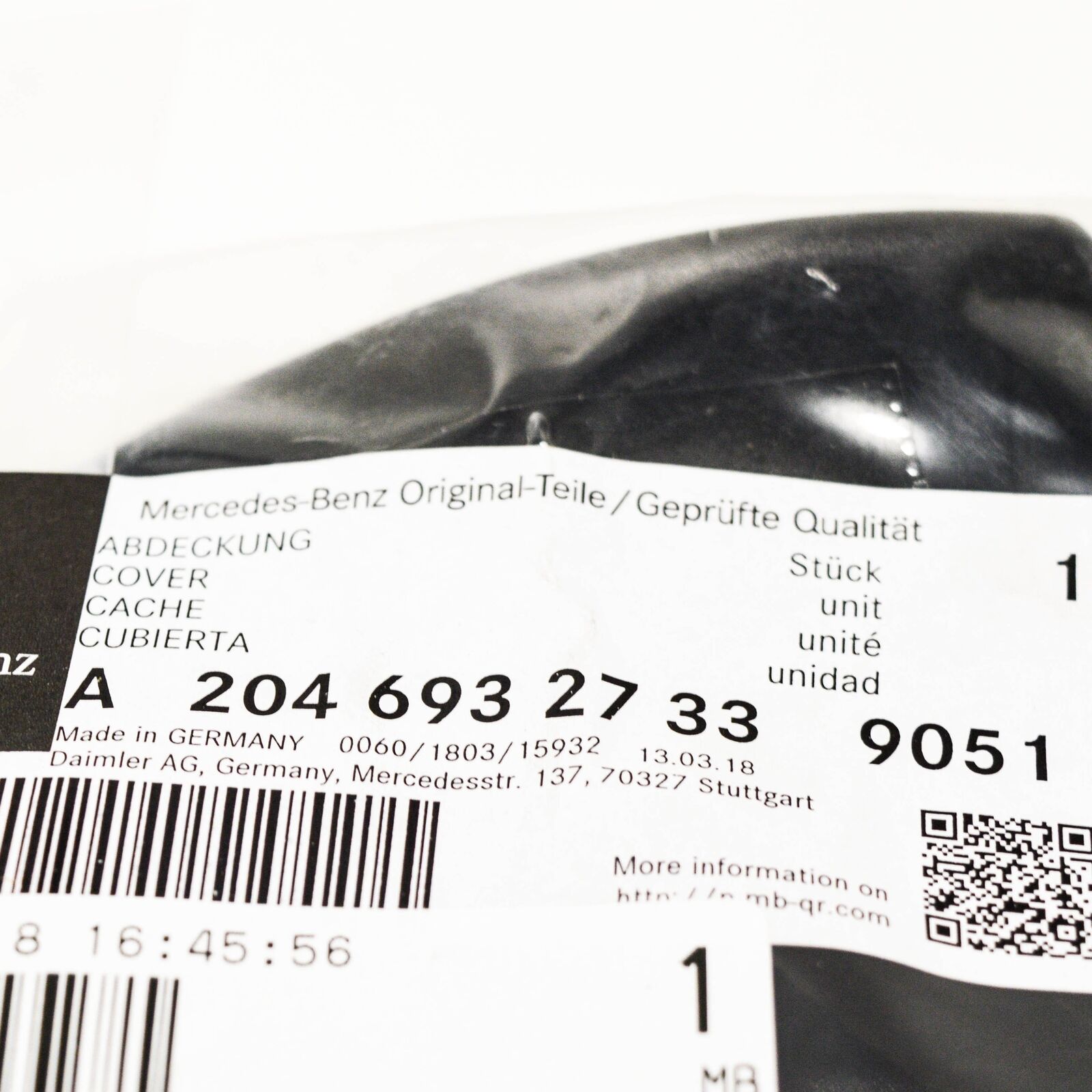 NEW MB GLK-CLASS X204 REAR LEFT SEATBELT BRACKET A20469327339051 2009 ORIGINAL