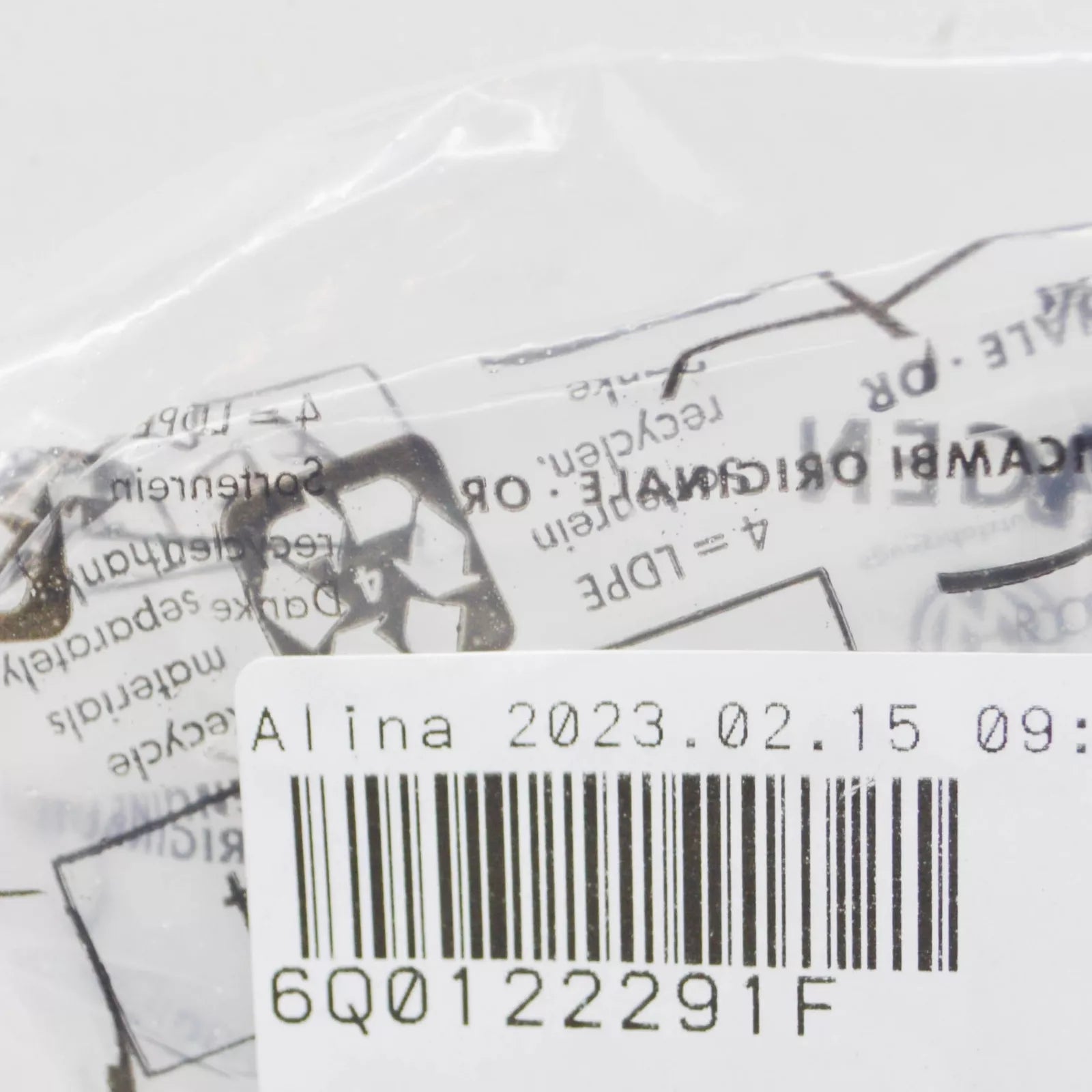 NEW VOLKSWAGEN GOLF MK5 COOLING SYSTEM FLANGE 6Q0122291F ORIGINAL