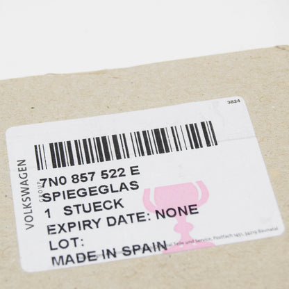 NEW VW SHARAN 7N FRONT RIGHT DOOR MIRROR GLASS LHD 7N0857522E ORIGINAL