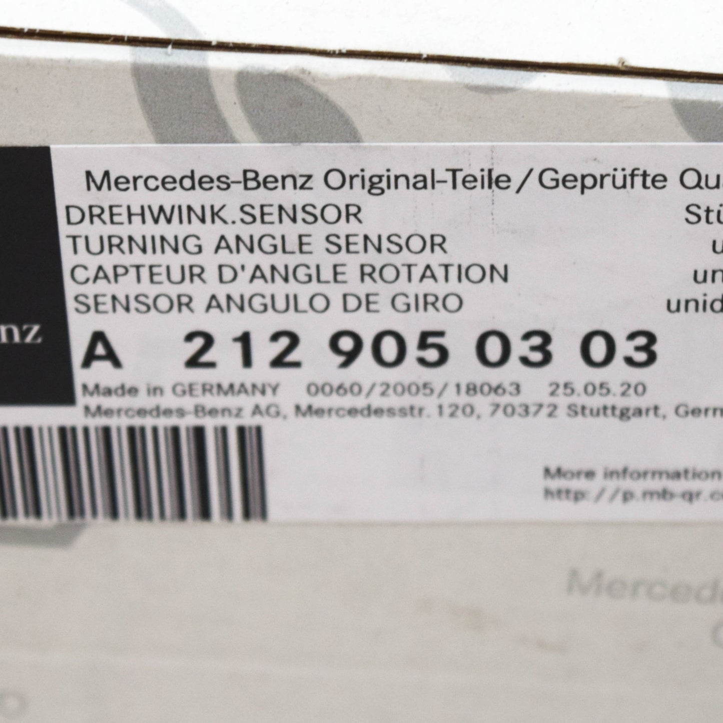 NEW MB E W212 FRONT LEFT HEADLIGHT HEIGH LEVEL SENSOR A2129050303 ORIGINAL