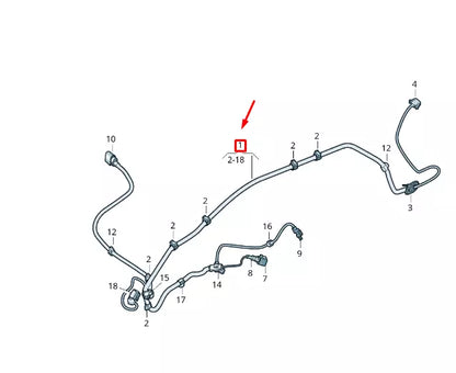 NEW VW TRANSPORTER VI T6 REAR LEFT ABS WIRING HARNESS 7E0971279E
