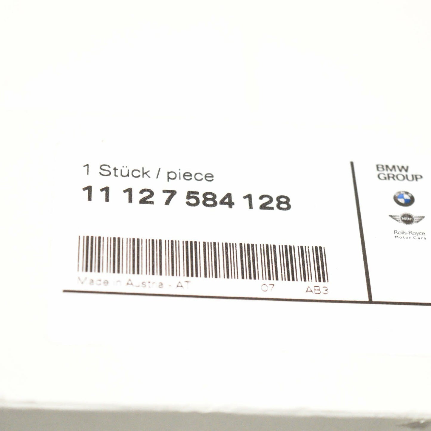 new bmw e70n e71 e82 e84 e88 e90n f06 crankcase vent hose 7584128 11127584128