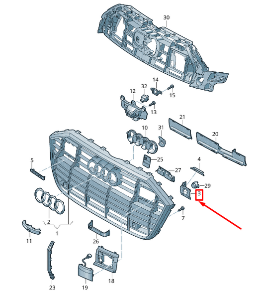 new audi a6 4a c8 left parking aid sensor bracket 4k0919267f original