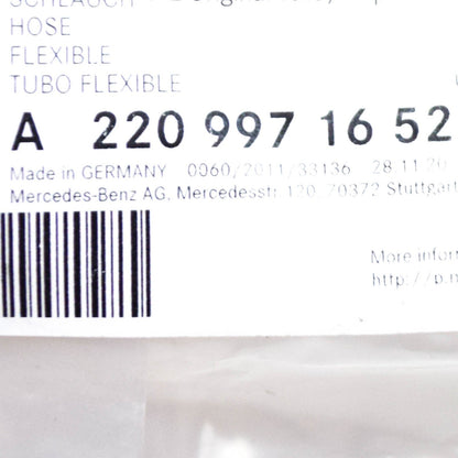 NEW MERCEDES-BENZ E W124 RIGHT OIL COOLER HOSE A2209971652 ORIGINAL