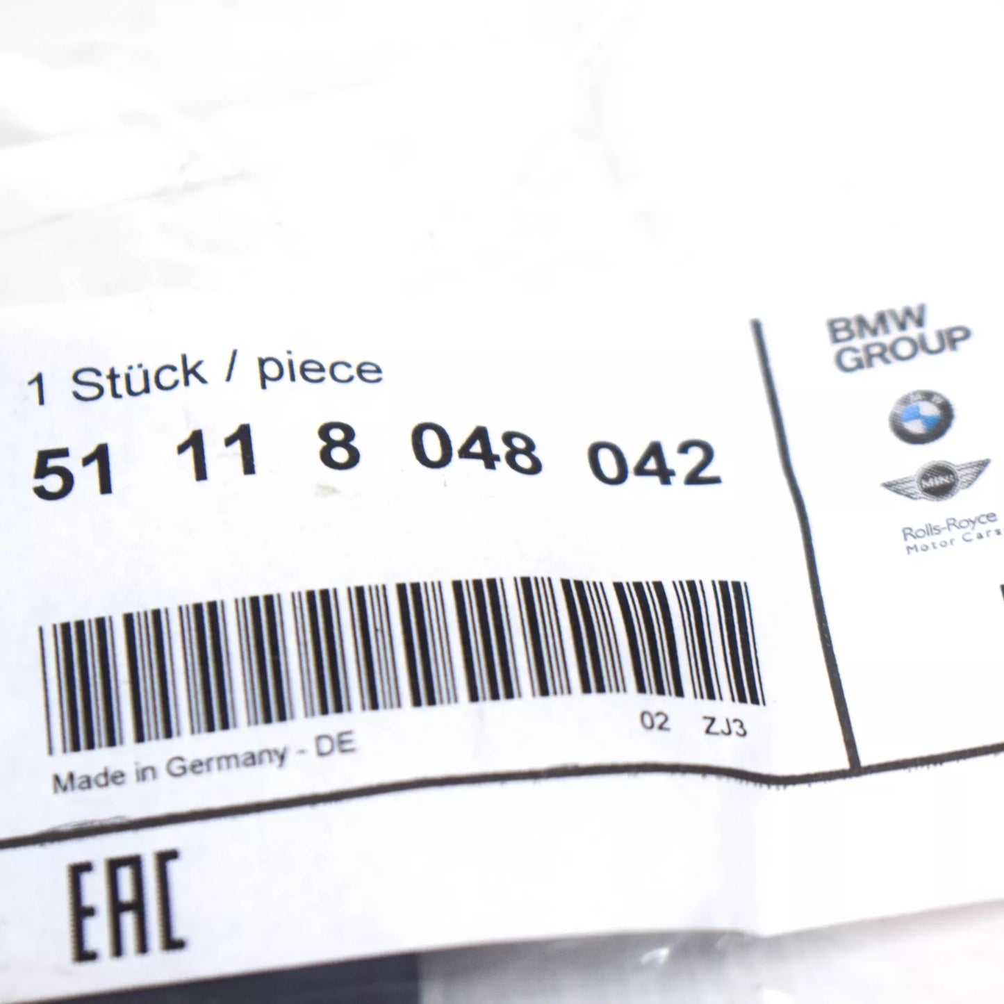 NEW BMW Z4 E89 FRONT M BUMPER TOW HOOK EYE COVER 51118048042 2012 ORIGINAL