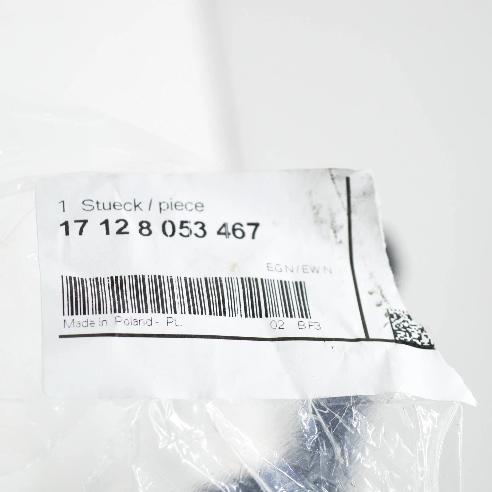 NEW BMW X3 M F97 CHARGE AIR COOLER RADIATOR HOSE 17128053467 ORIGINAL