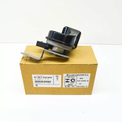 NEW BMW 3 F30 HIGH PITCH HORN FANFARE SIGNAL 61337342945 ORIGINAL