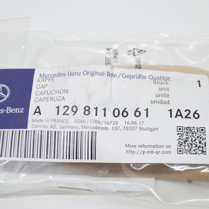 NEW MERCEDES-BENZ SL R129 RIGHT SUN VISOR MOUNT CAP A12981106611A26 ORIGINAL