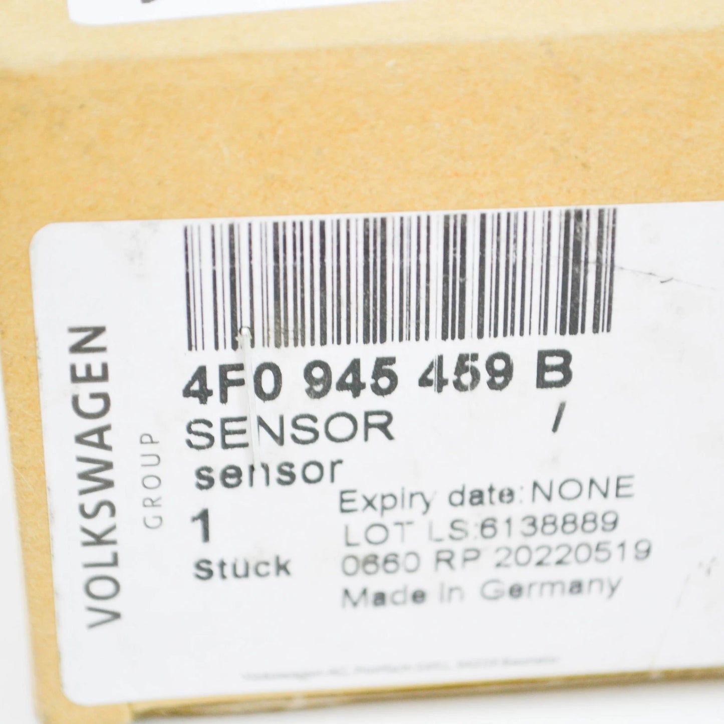 NEW AUDI A6 C6 BRAKE LIGHT SENSOR 4 PIN 4F0945459B