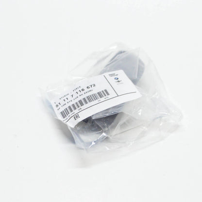 NEW BMW X5 E53 FRONT BUMPER RIGHT TOW HOOK EYE CAP COVER 51117116672 ORIGINAL