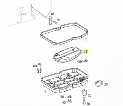 NEW MERCEDES-BENZ SPRINTER 906 GEARBOX OIL FILTER A1402770095 2006 ORIGINAL