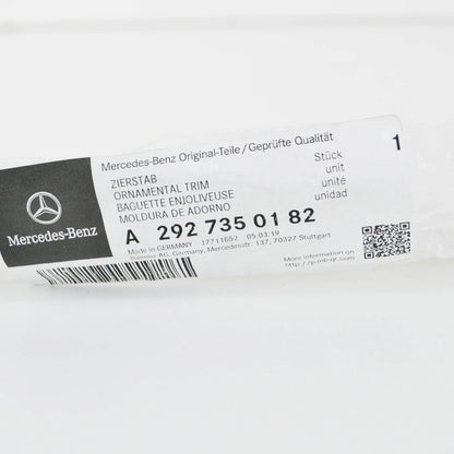 NEW MERCEDES-BENZ GLE C292 REAR LEFT DOOR TOP TRIM BAR A2927350182