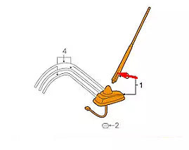 NEW MERCEDES BENZ SPRINTER 906 ROOF RADIO ANTENNA A0028205875 ORIGINAL