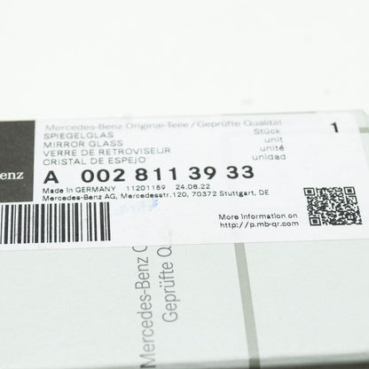 NEW MB SPRINTER 906 FRONT LEFT DOOR MIRROR BOTTOM GLASS A0028113933 ORIGINAL