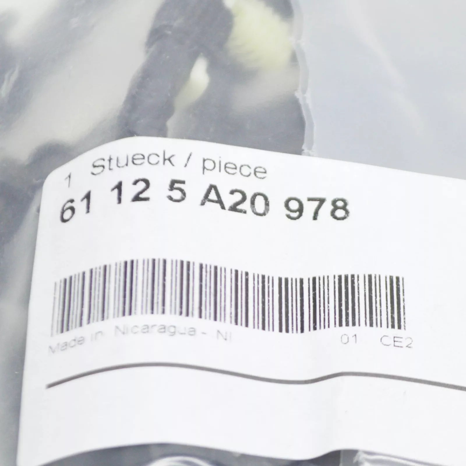 NEW BMW X3 G01 FRONT BUMPER PDC PARKING AID WIRING HARNESS 61125A20978 ORIGINAL