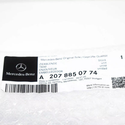 NEW MB E-CLASS C207 FRONT AMG BUMPER LEFT CHROME MOLDING TRIM A2078850774