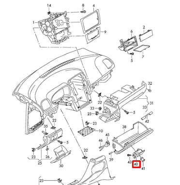 NEW VW SCIROCCO 137 GLOVE BOX HANDLE TRIM LHD 1K1857147H81U ORIGINAL