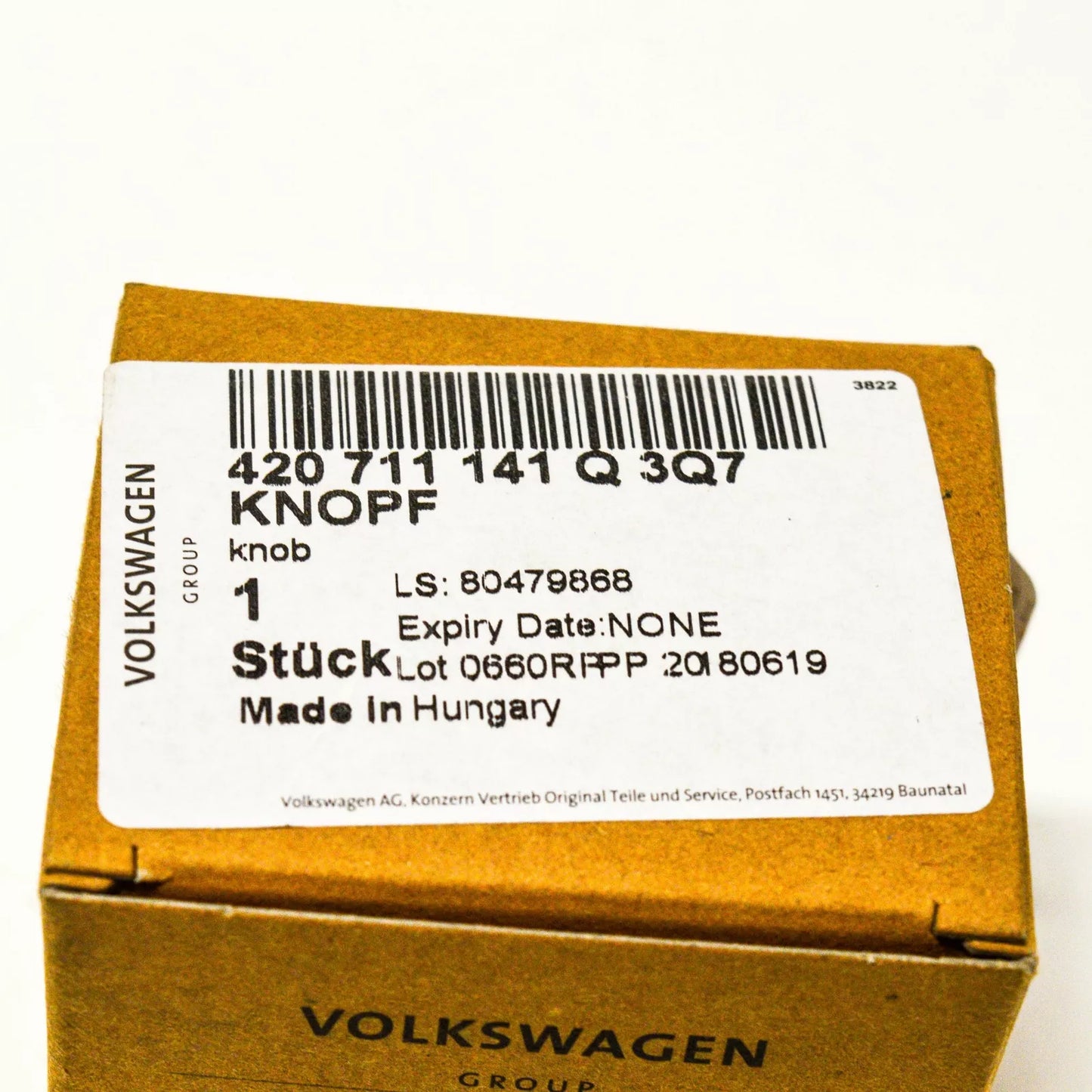 NEW AUDI R8 GEAR STICK KNOB 420711141Q3Q7 ORIGINAL