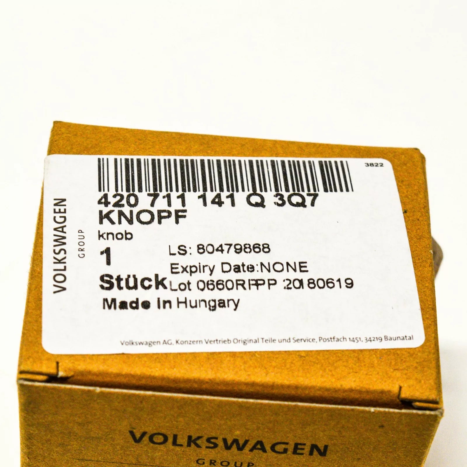 NEW AUDI R8 GEAR STICK KNOB 420711141Q3Q7 ORIGINAL