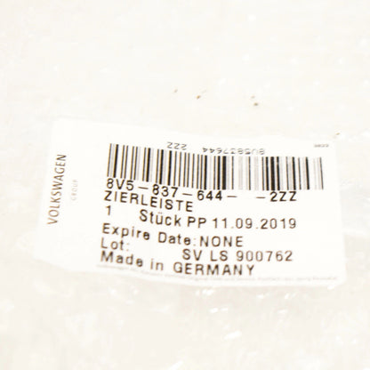 NEW AUDI A3 8V FRONT RIGHT CHROME DOOR REVEAL MOULDING 8V58376442ZZ