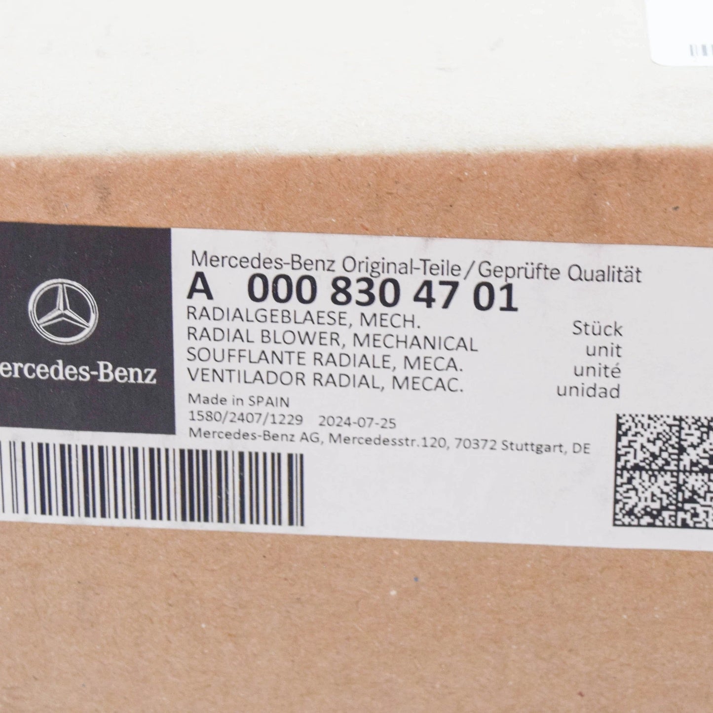 NEW MERCEDES-BENZ VITO W447 HEATER BLOWER FAN A0008304701 ORIGINAL