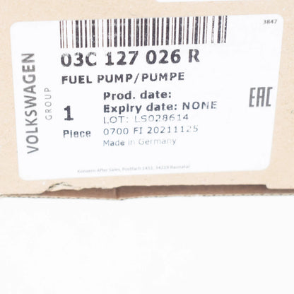 NEW VOLKSWAGEN JETTA MK5 HIGH PRESSURE FUEL PUMP 03C127026R ORIGINAL
