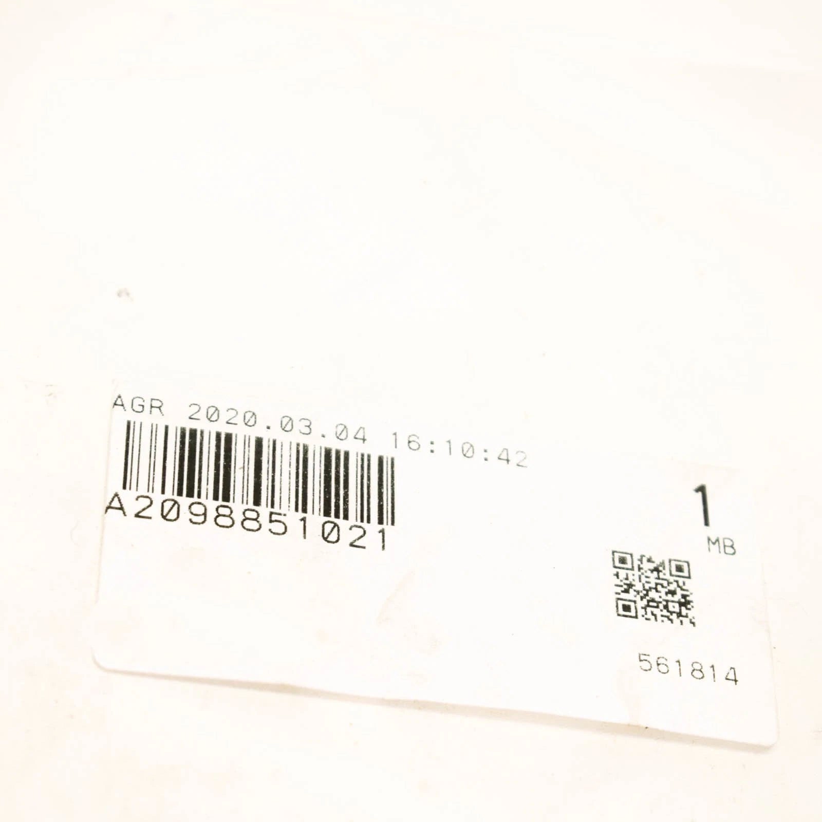 NEW MB CLK C209 AMG FRONT BUMPER CHROME MOULDING RIGHT A2098851021 ORIGINAL