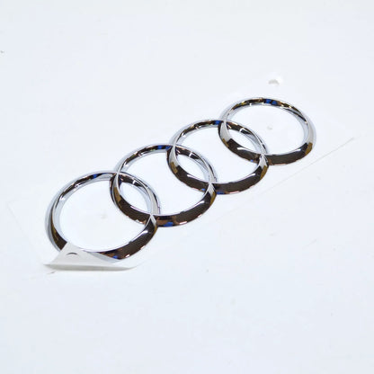 NEW AUDI A3 8V REAR TRUNK EMBLEM BADGE CHROME RINGS 8V4853742 2ZZ
