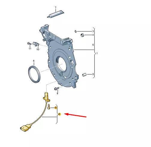 NEW CUPRA FORMENTOR IMPULSE SENDER 07K906433F ORIGINAL