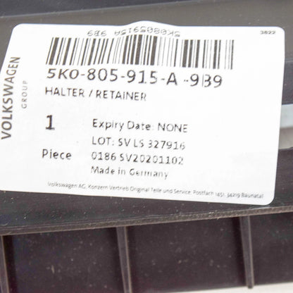 NEW VW GOLF MK6 FRONT BUMPER LOWER VALANCER RETAINER 5K0805915A9B9 ORIGINAL