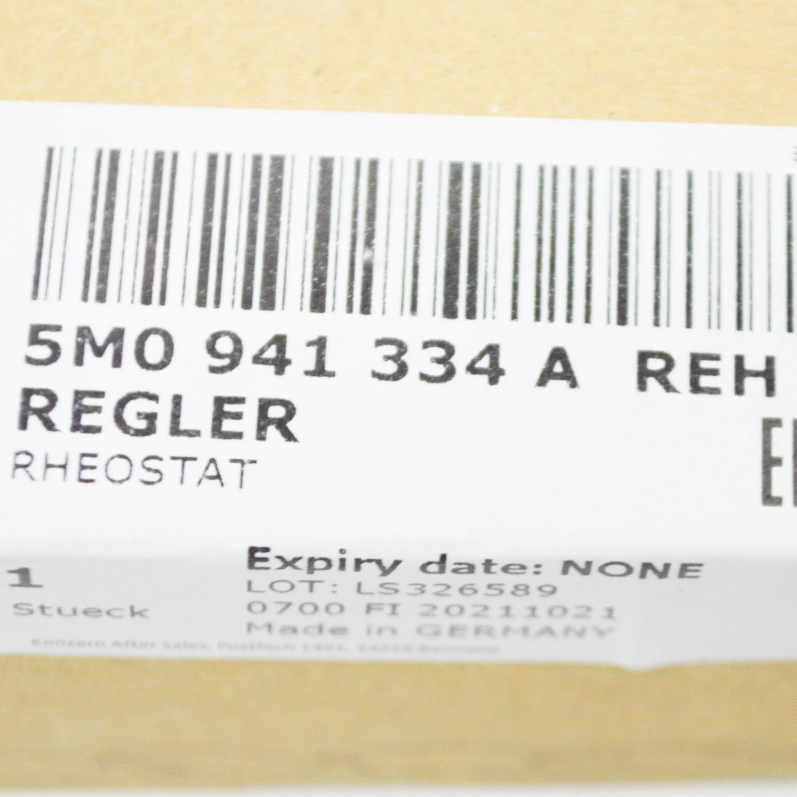 NEW VW TIGUAN 5N INSTRUMENT LIGHT RHEOSTAT 5M0941334AREH