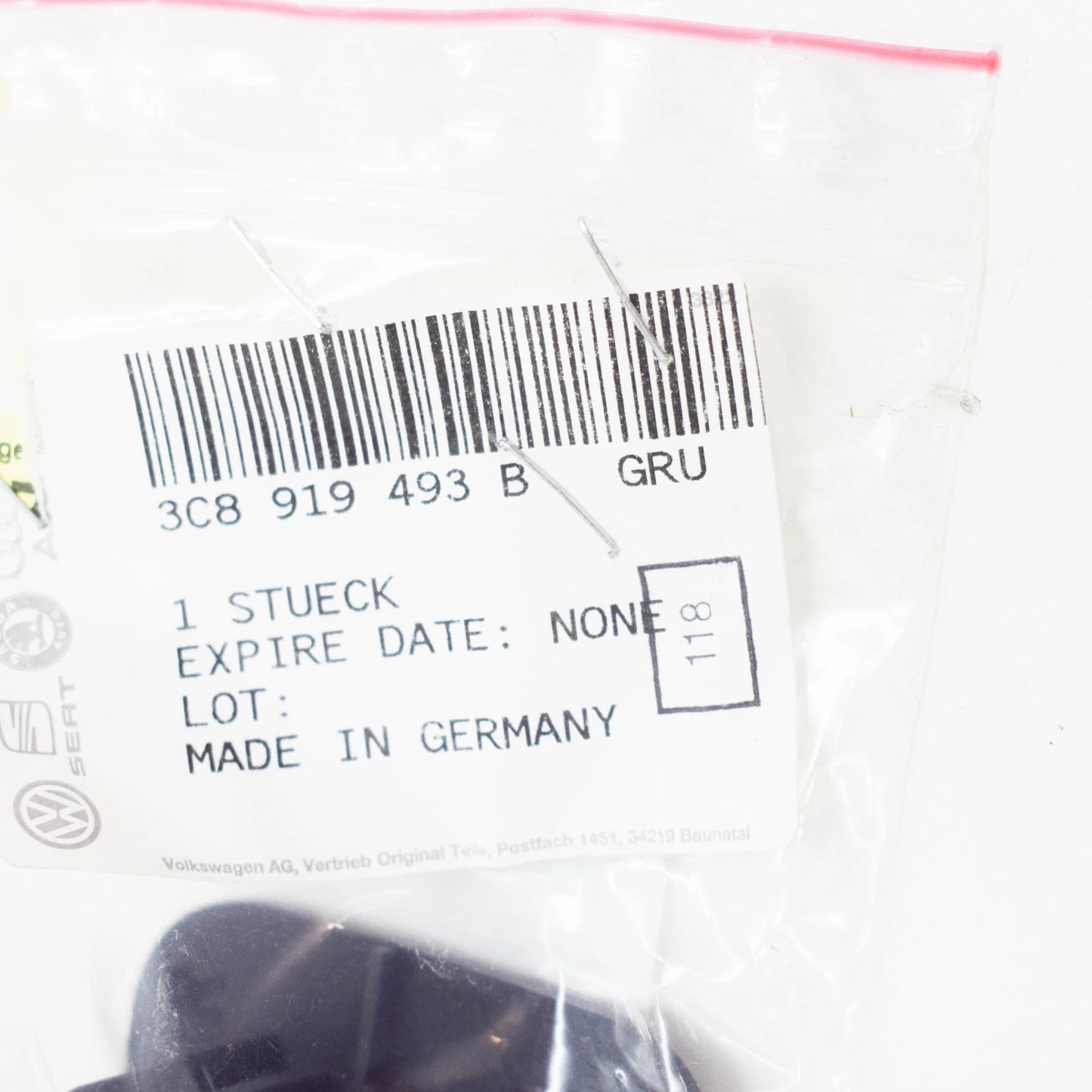 NEW VW CC FRONT LEFT SIDE PARK SENSOR BRACKET 3C8919493BGRU ORIGINAL