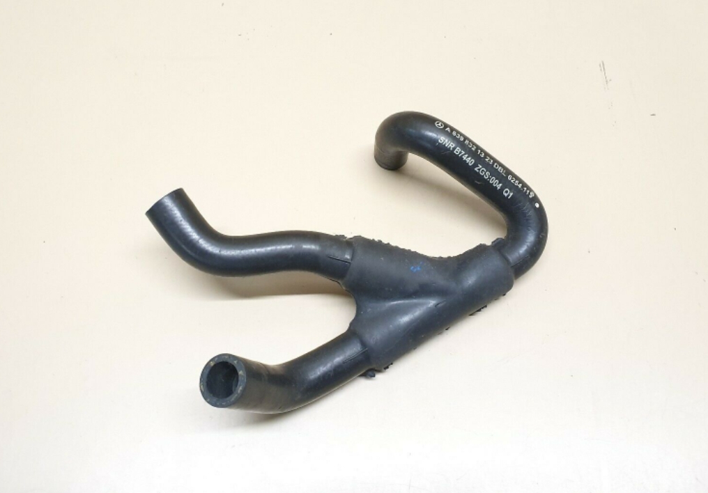 new mb vito w639 circulation pump heat exchanger feed hose a6398321323 original