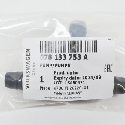NEW AUDI A6 C6 SUCTION JET PUMP 078133753A